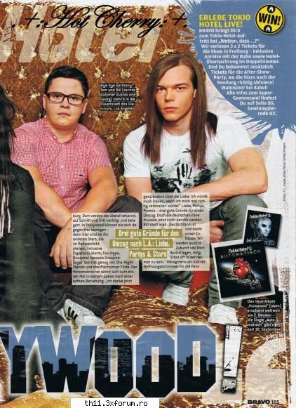 :( news;tokio hotel - we want to go to hollywood