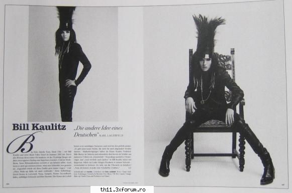 Bill in revista Vogue !!! cu paunu lu' Pazvante !!! :uimit: :)) - vedeti ? paun ! - ^Bill Kaulitz^